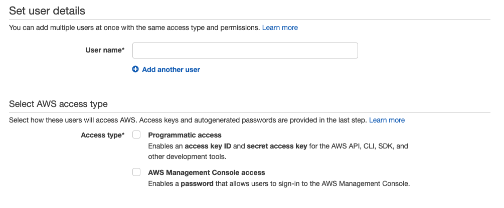 aws-sagemaker-iam-user-create