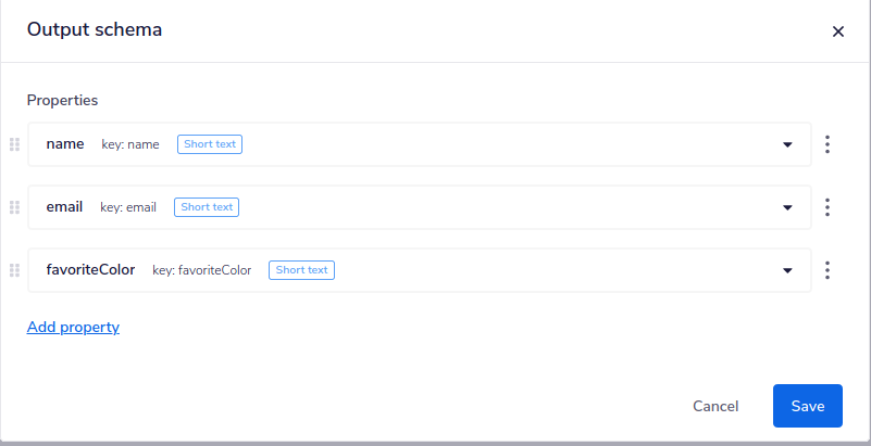 output-schema-dialog