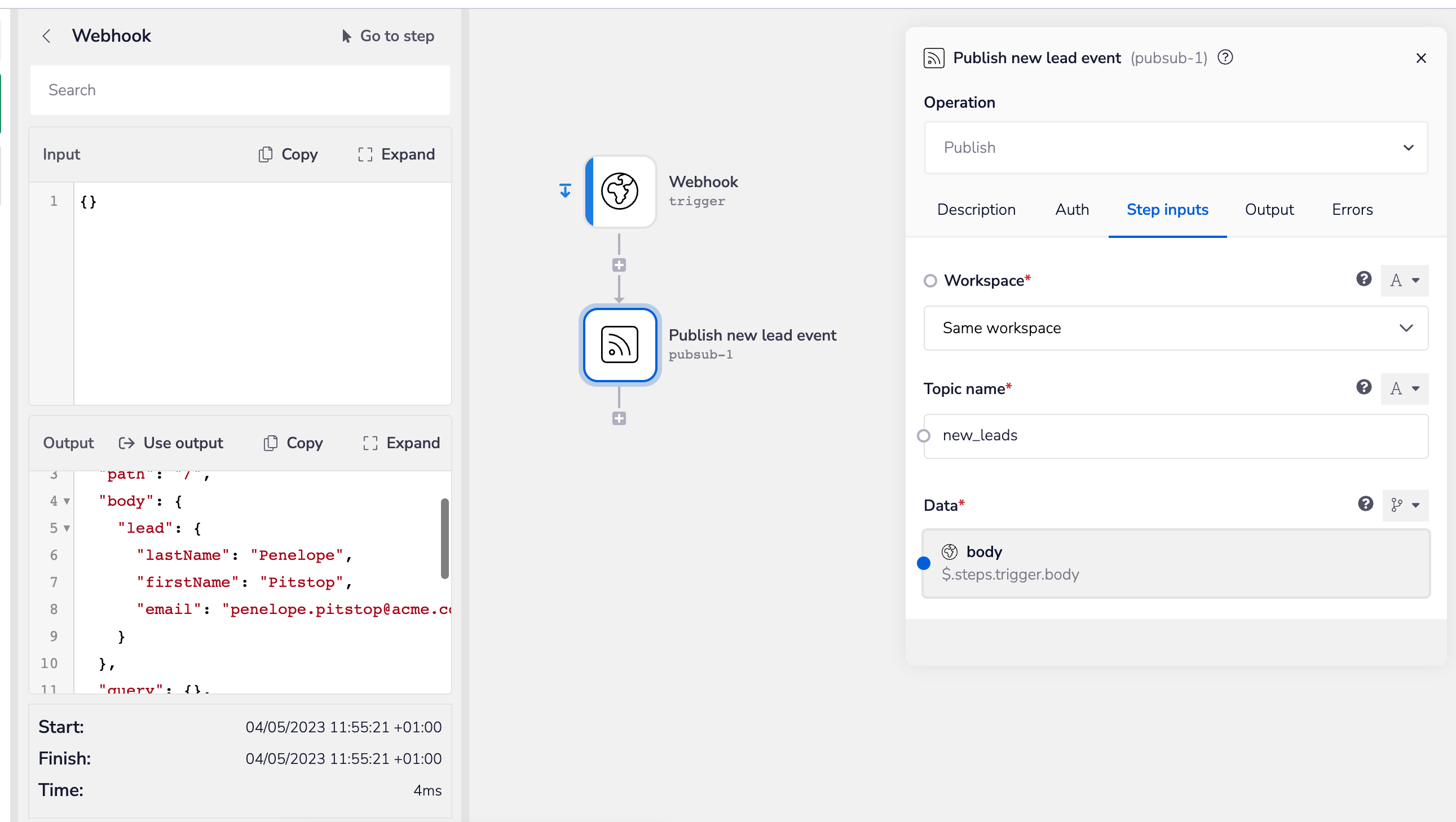 pub-sub-publish-workflow