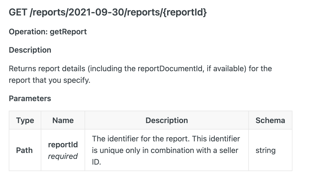Amazon Business - get report