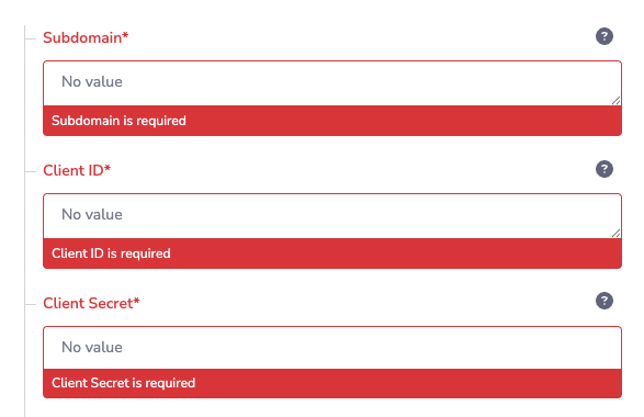 Bamboohr client and secret id auth and domain