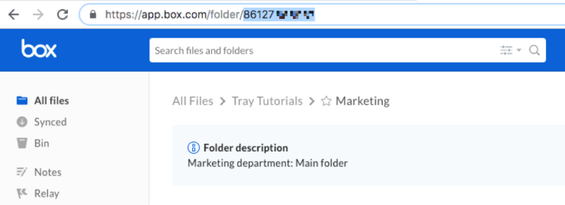 box-folder-id