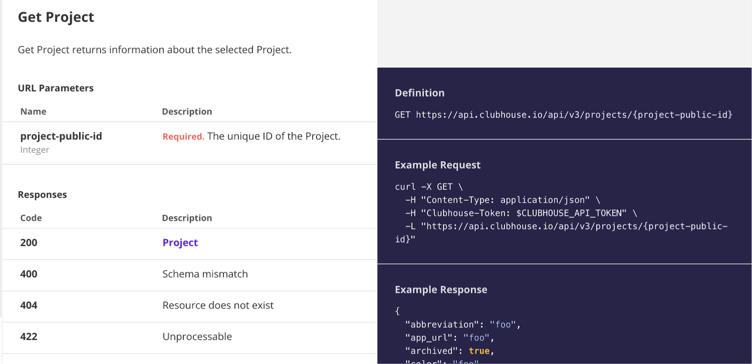 clubhouse-get-project-api-docs
