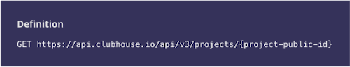 clubhouse-get-project-endpoint