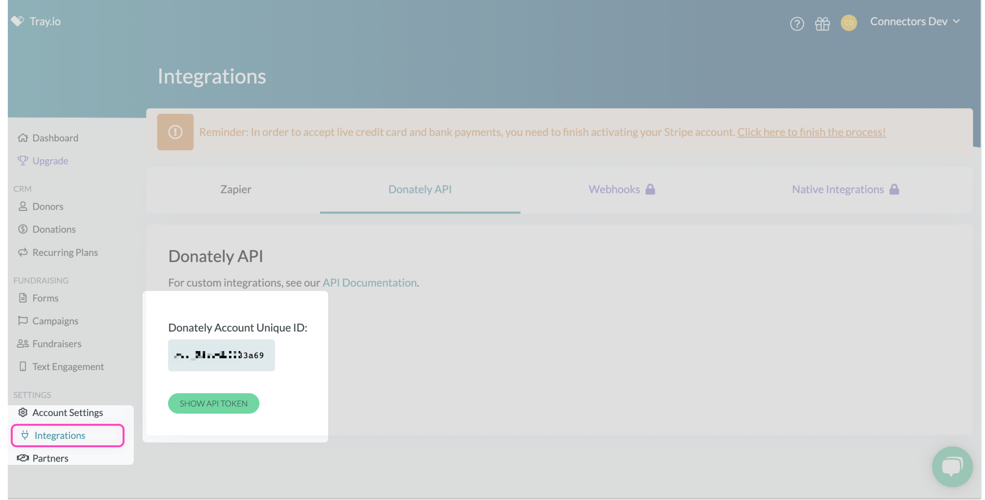 donately-dash-account-id