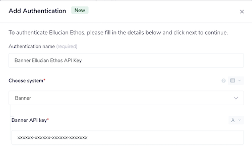 Ellucian Ethos authentication