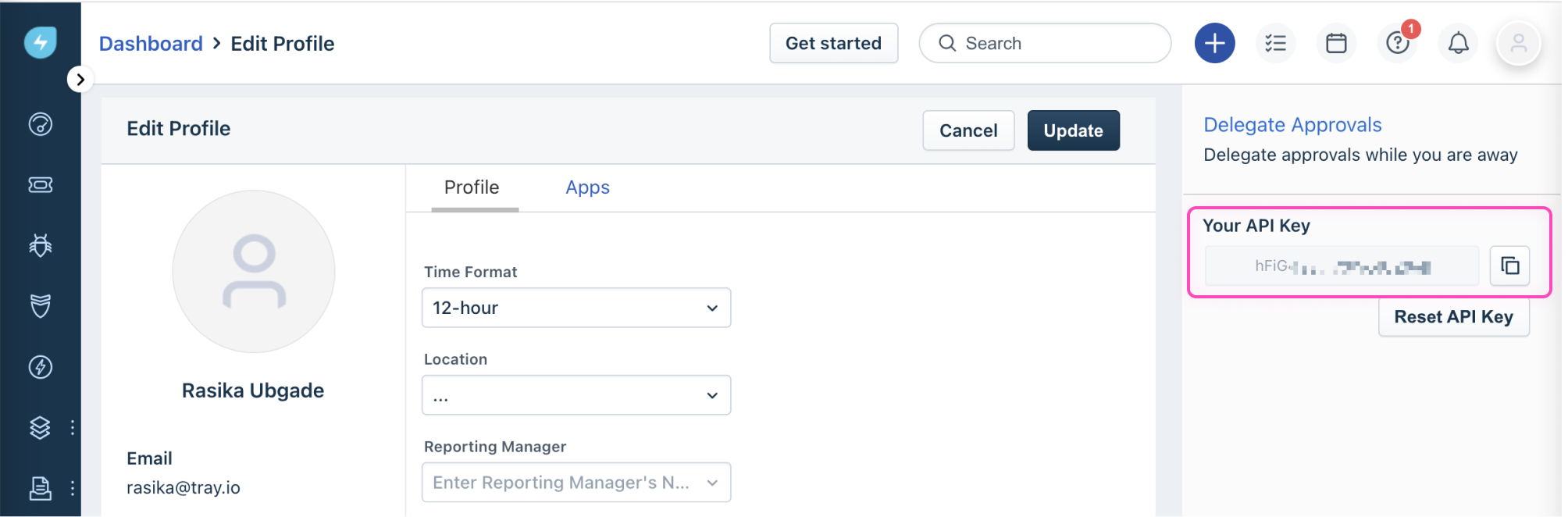 freshservice-api-key