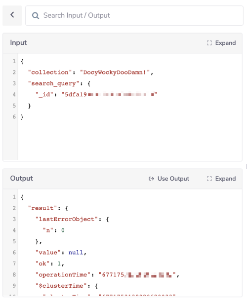 mongodb-final-result-debugger