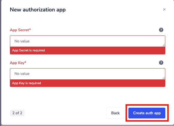 Quickbooks fill creds