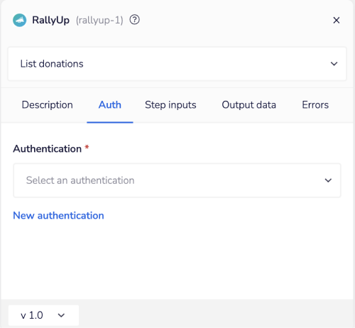 RallyUp Auth