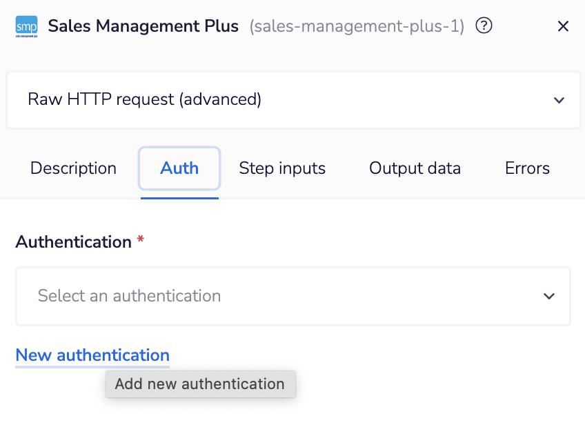 Authentication Pop Up
