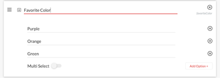 salesrabbit-singleselect-settings