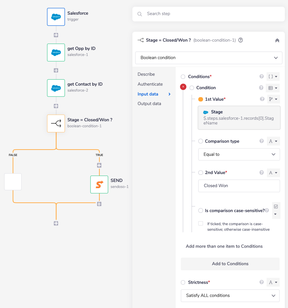 sendoso-boolean-condition