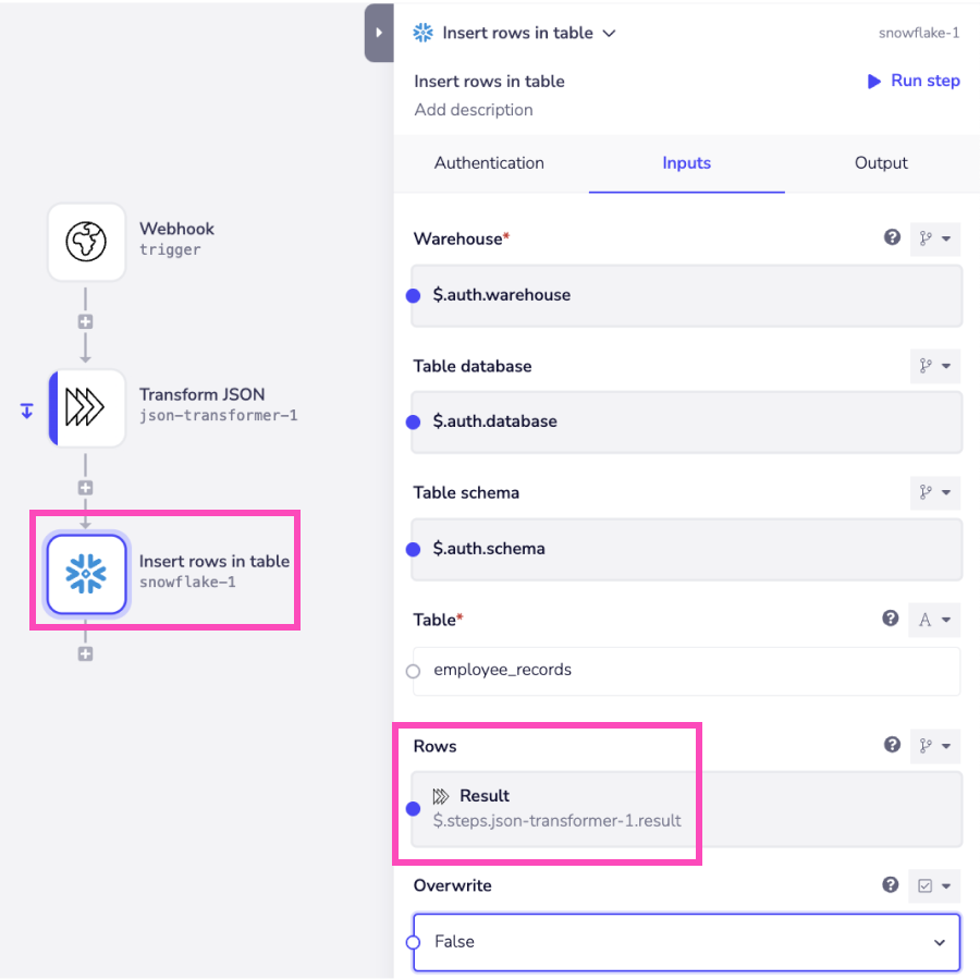 snowflake-insert-multiple-record