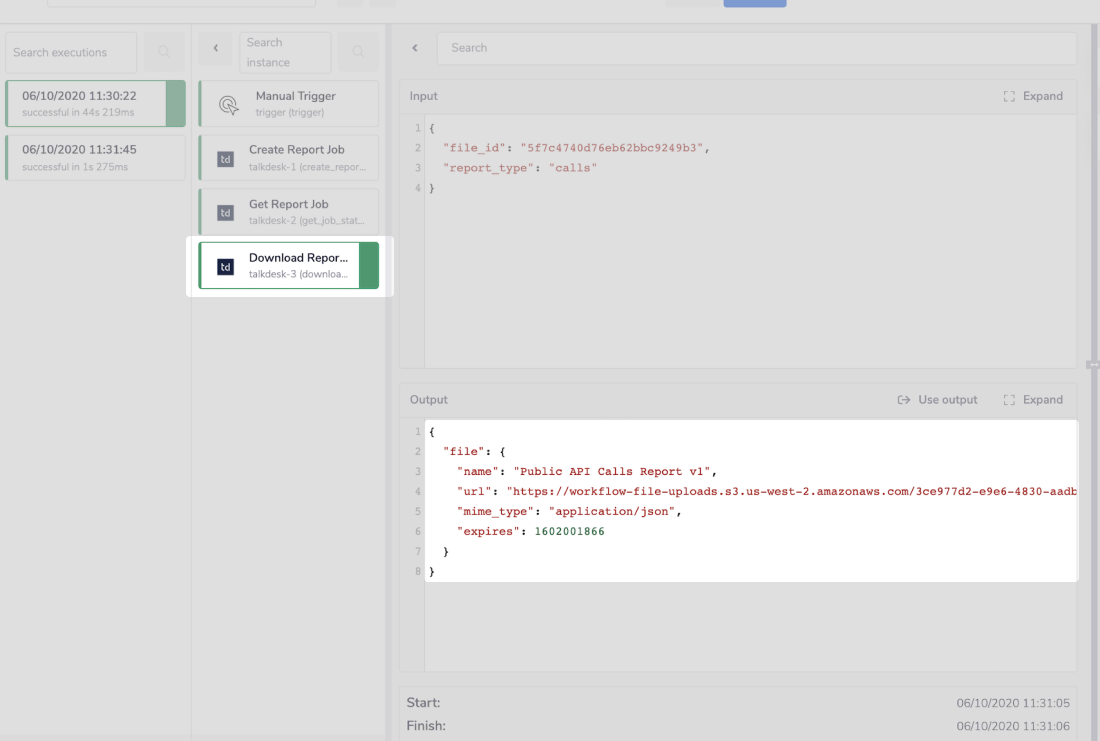 Talkdesk-file-download-link