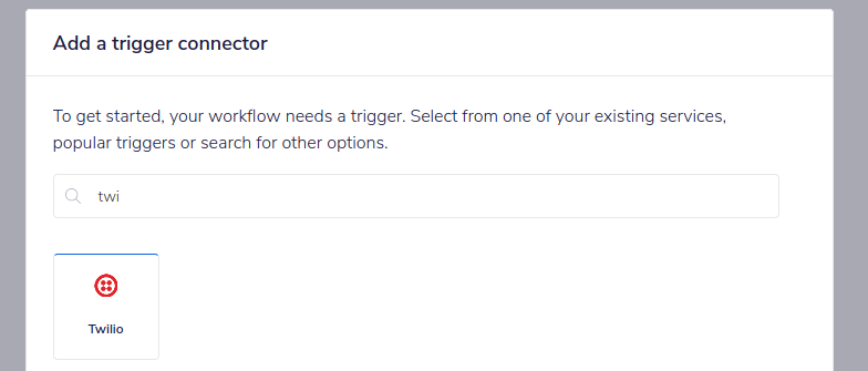 select-twilio-trigger