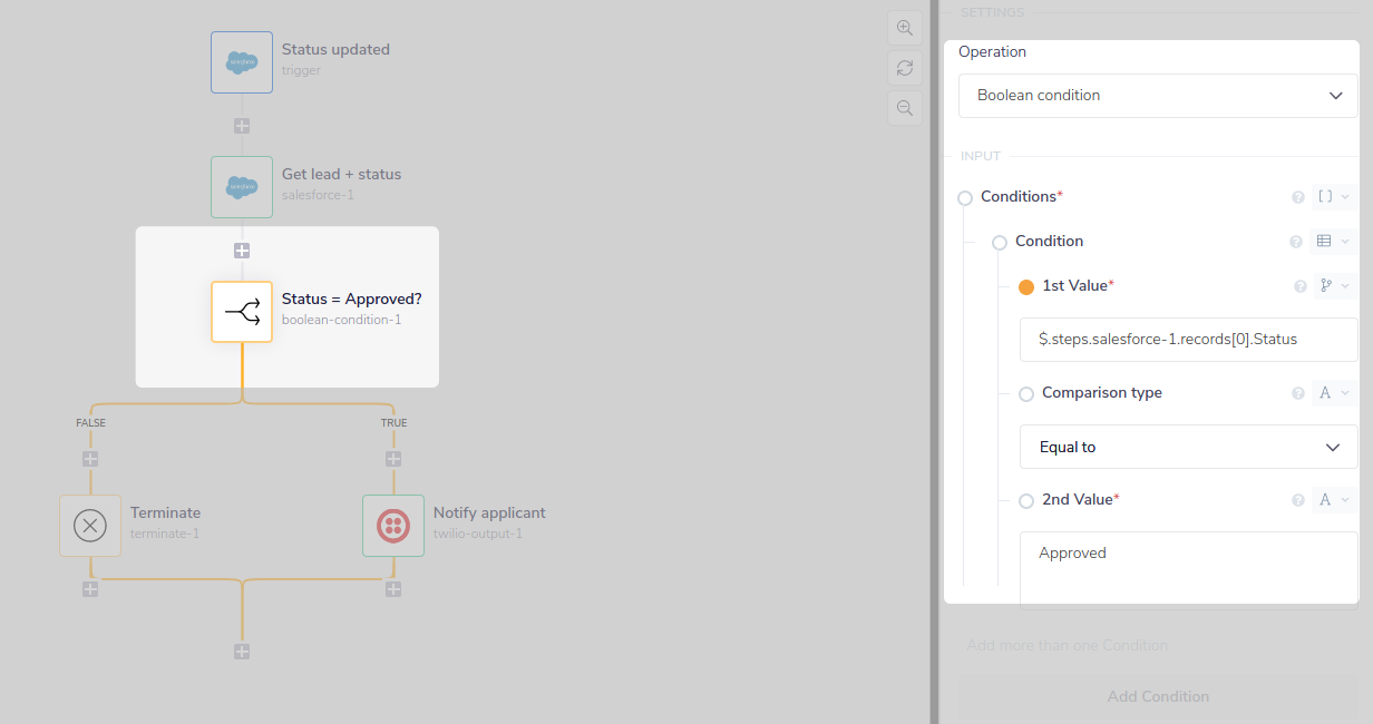twilio-boolean-status