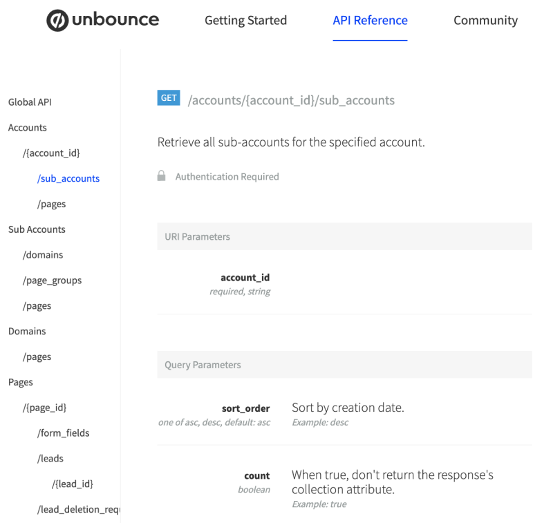 unbounce-rawhttp-url