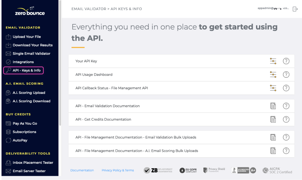 zerobounce-auth-step-1