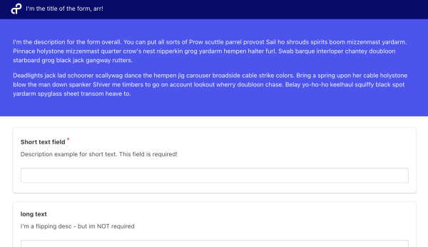 FORM TRIGGER CSS JS OUTPUT