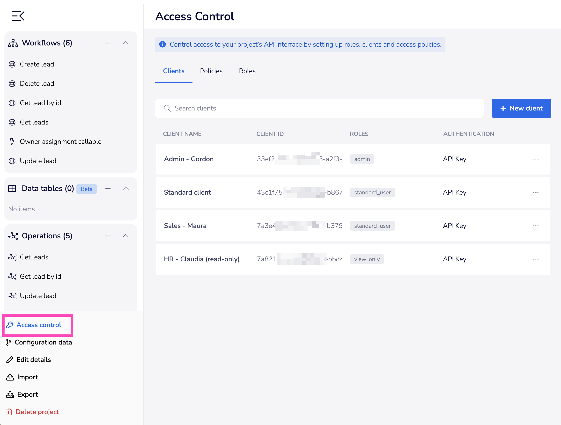 access-control-example-clients