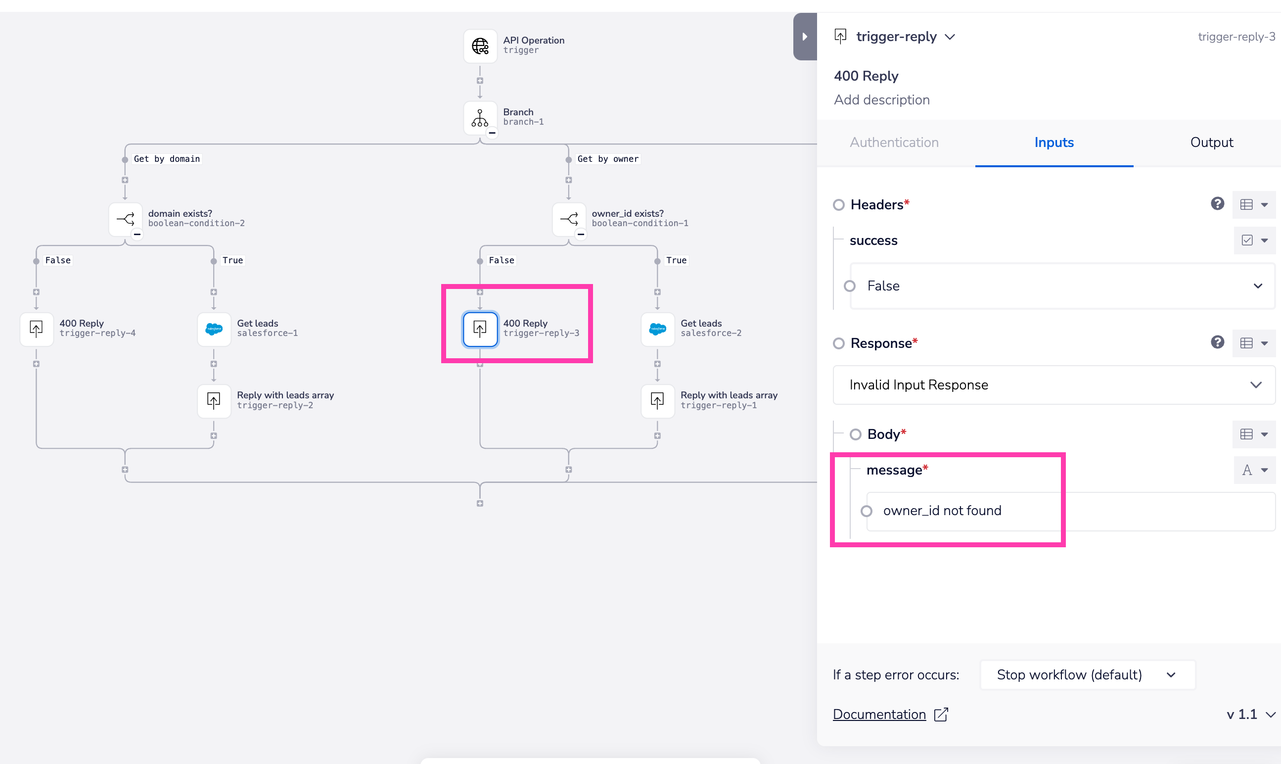 custom-invalid-response-message