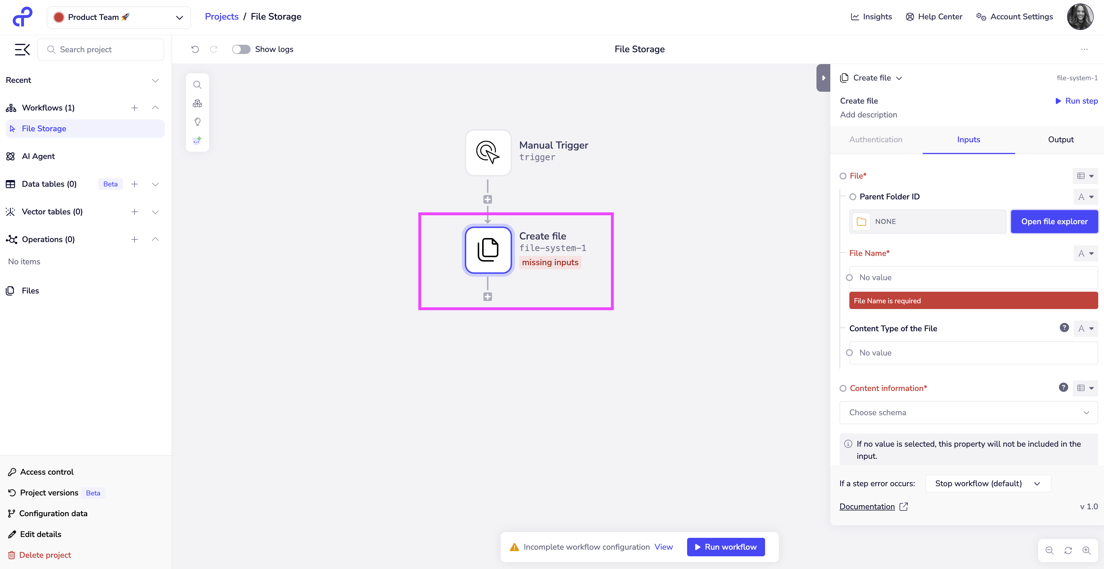 FSS file storage connector