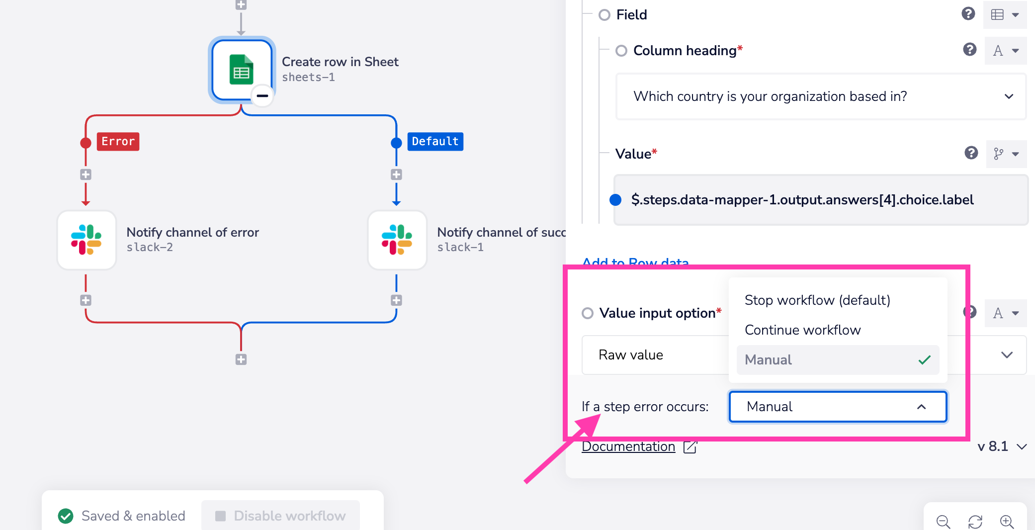 set-manual-error-handling