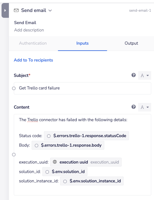 trello error details email