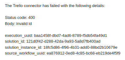 trello error details output