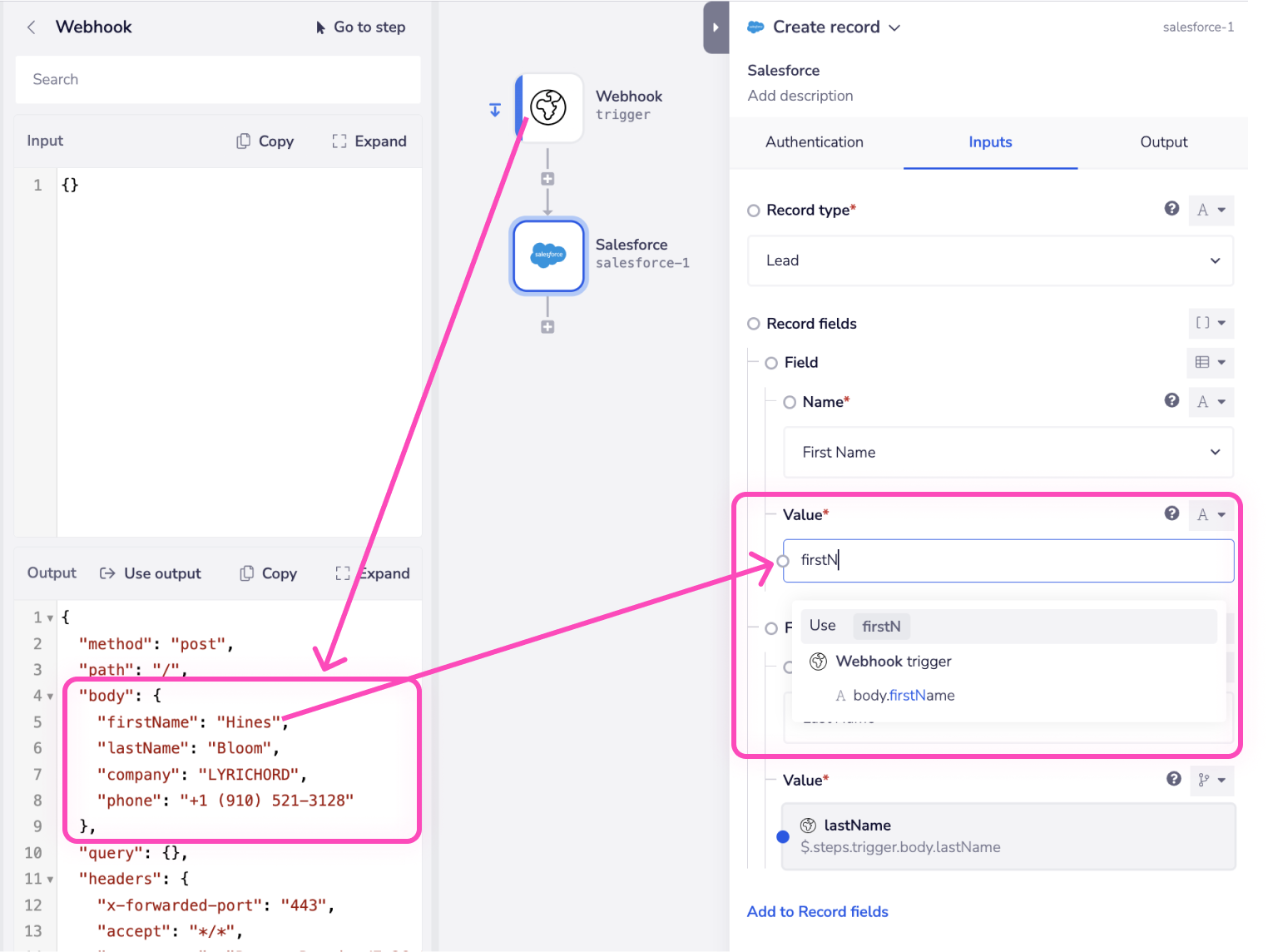 jsonpath-trigger-firstname