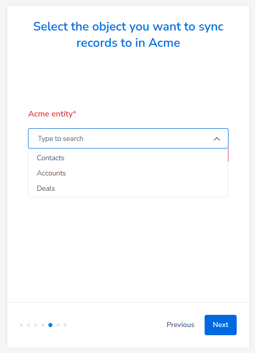 acme-object-drop-down-list