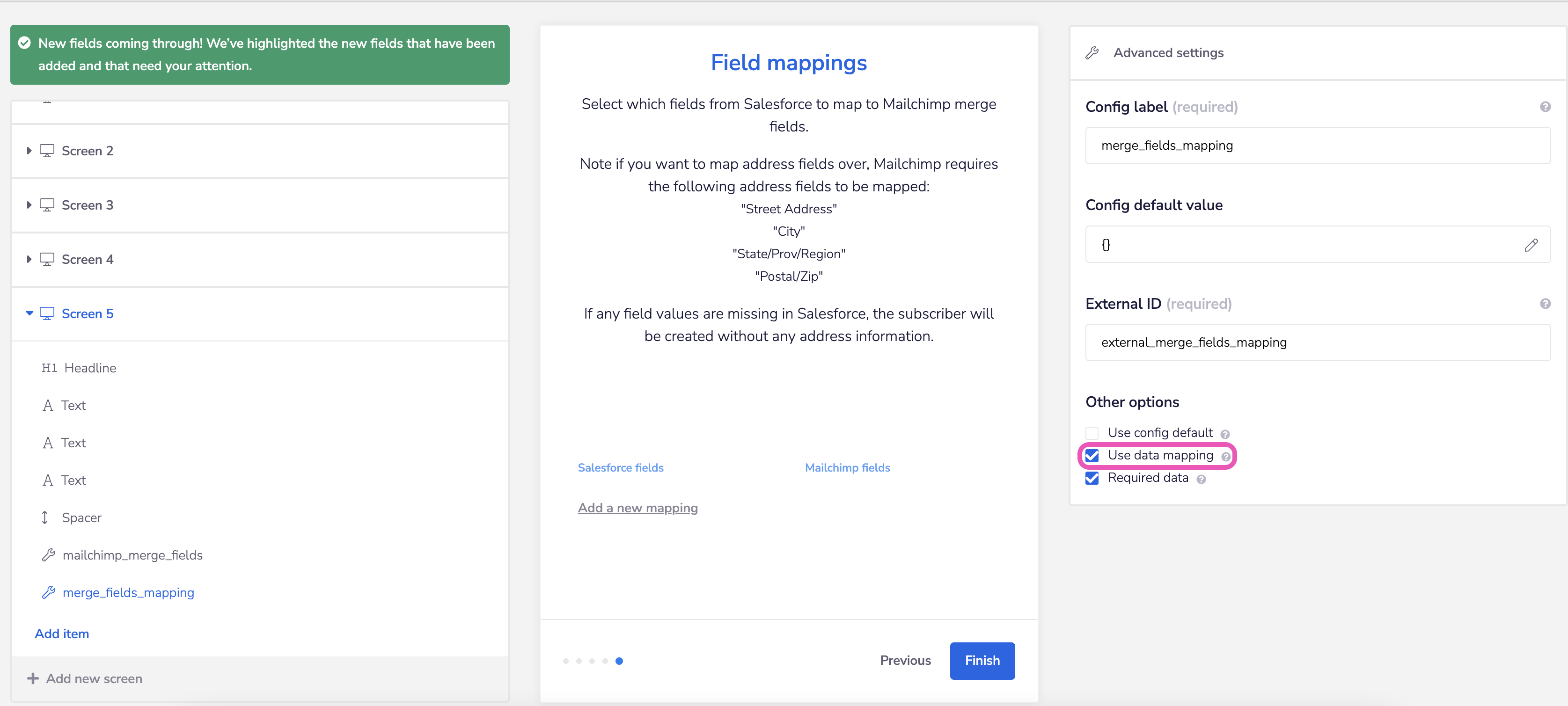 datamapping solutionEditor