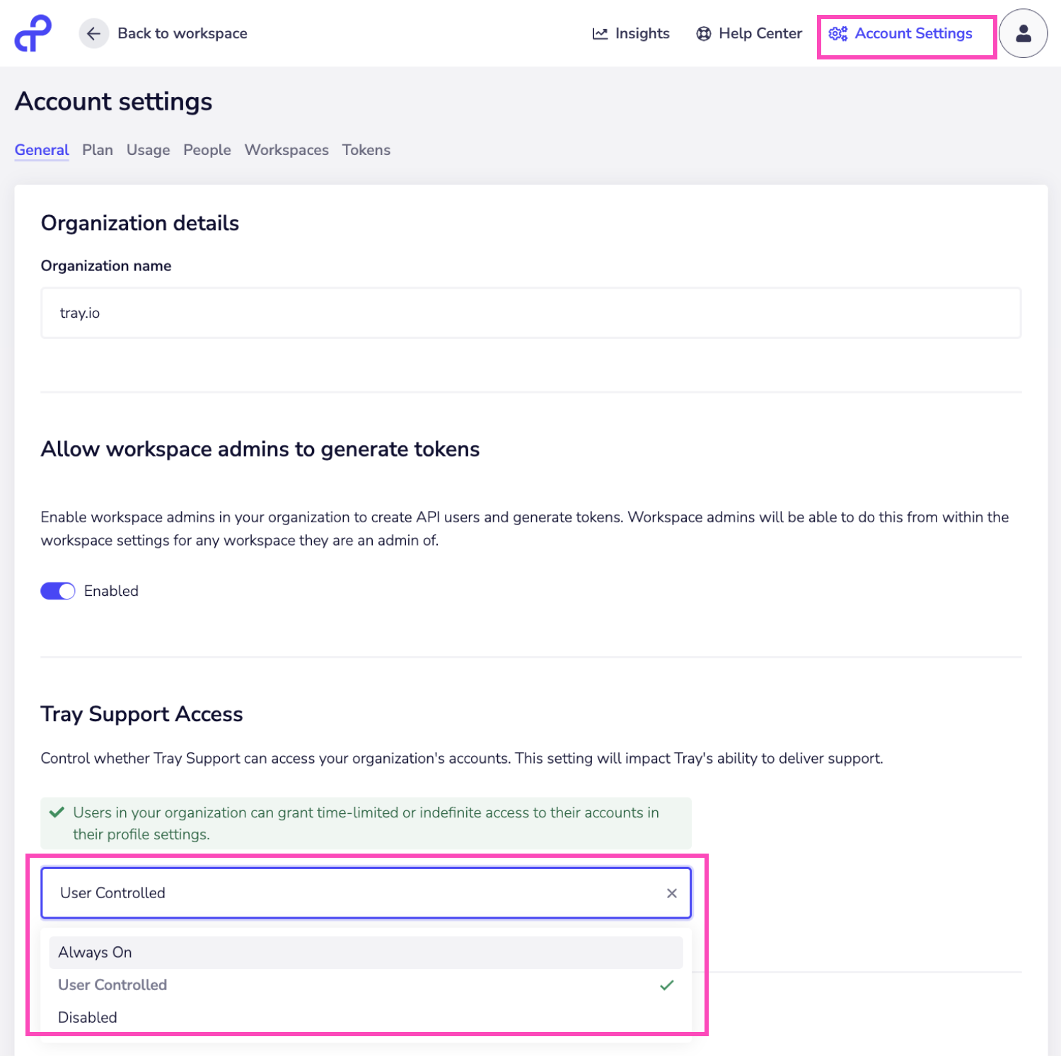 support-access-org-level